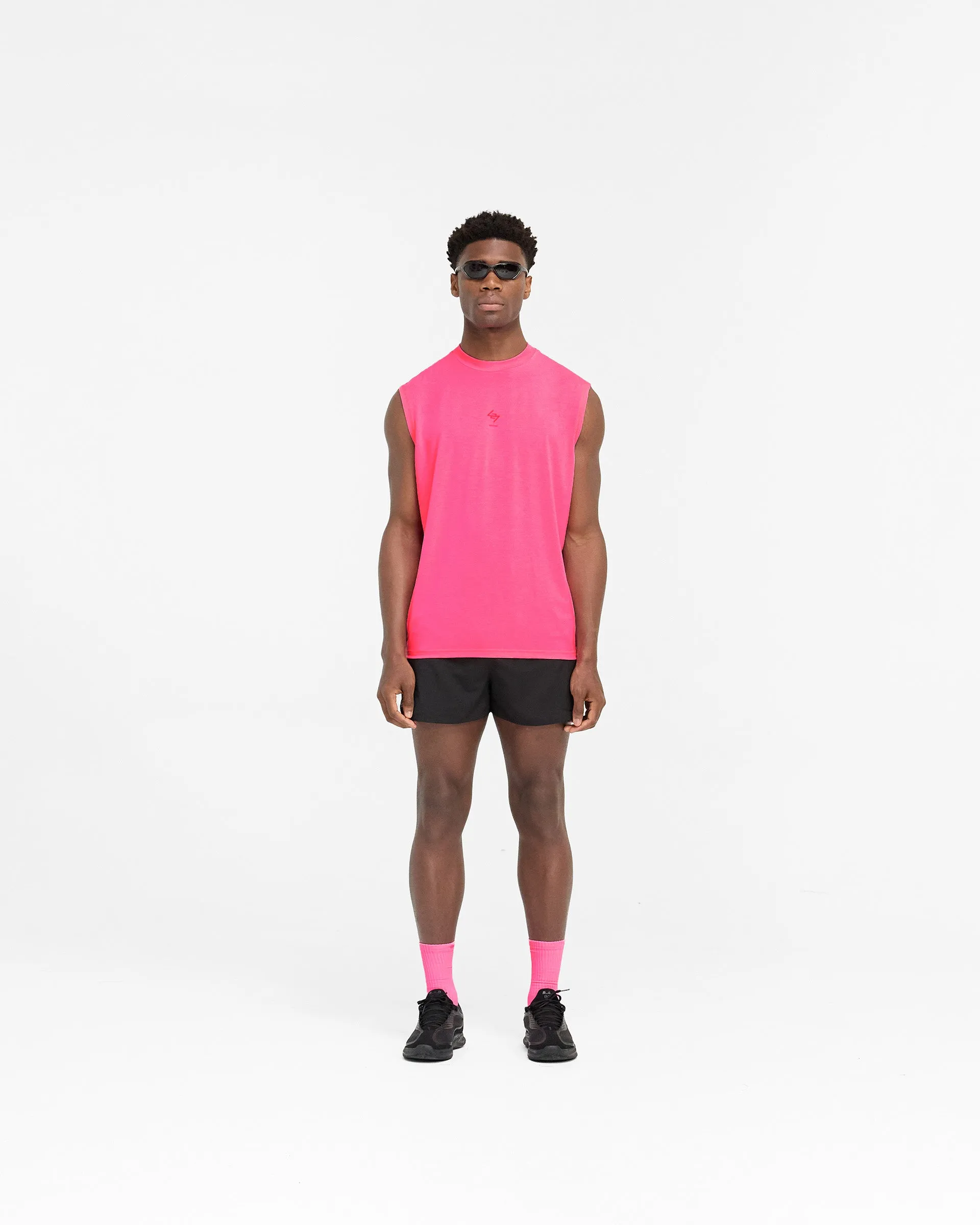 247 Oversized Tank - Ultra Pink