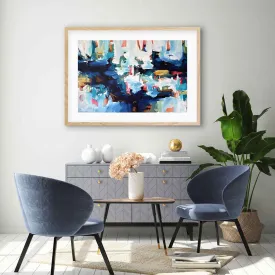 Abstract 345 Framed Art