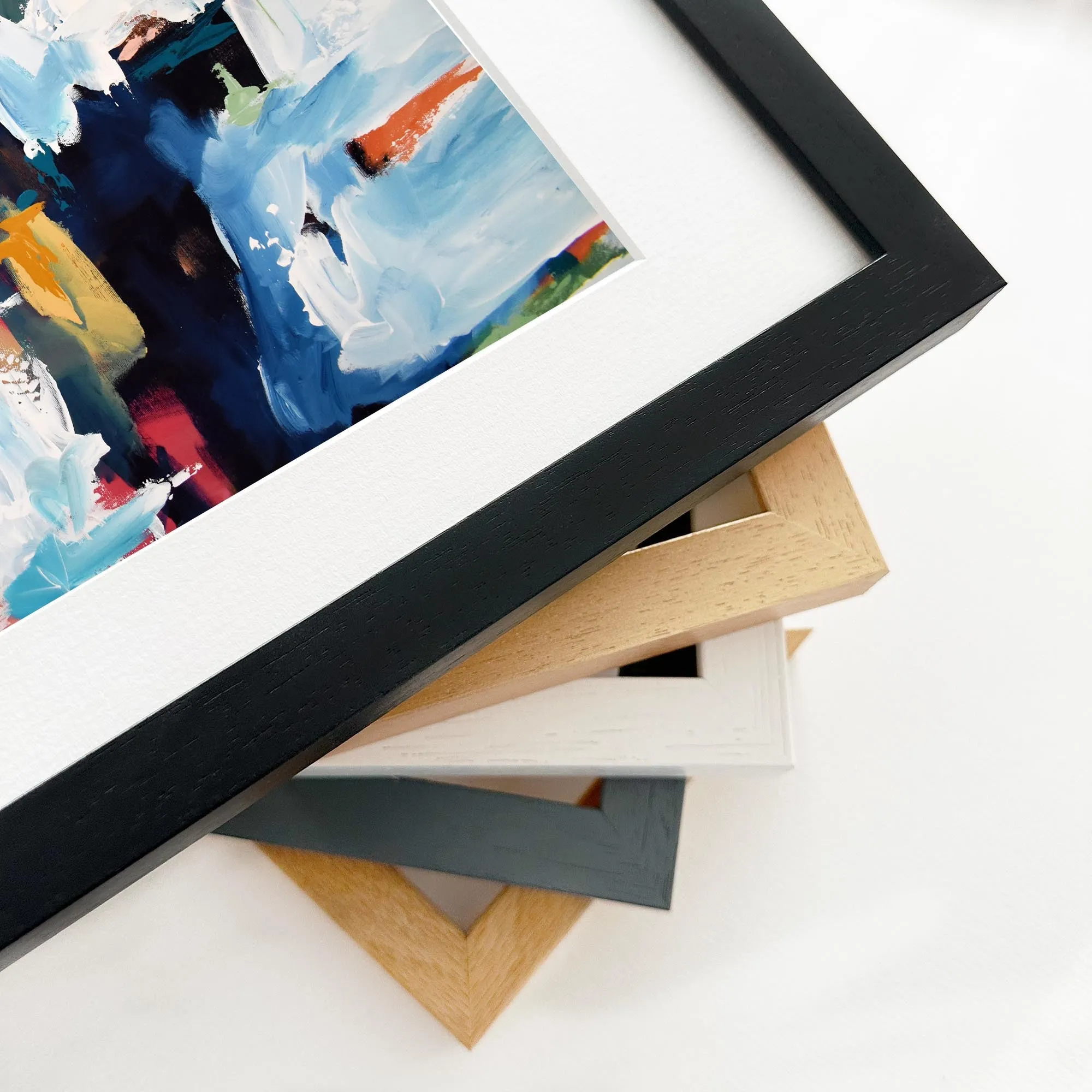 Abstract 345 Framed Art