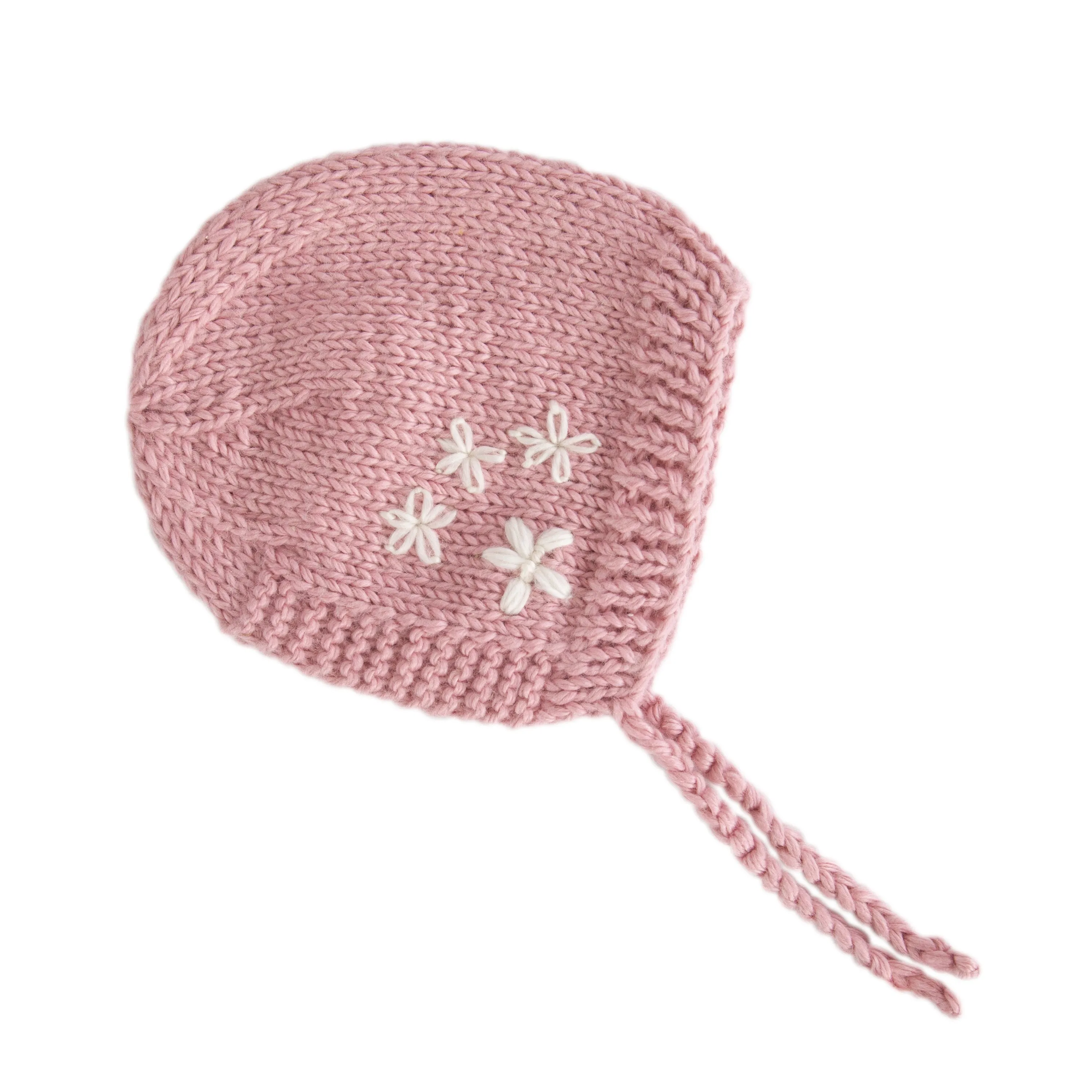 Acorn Flowers Bonnet - Pink