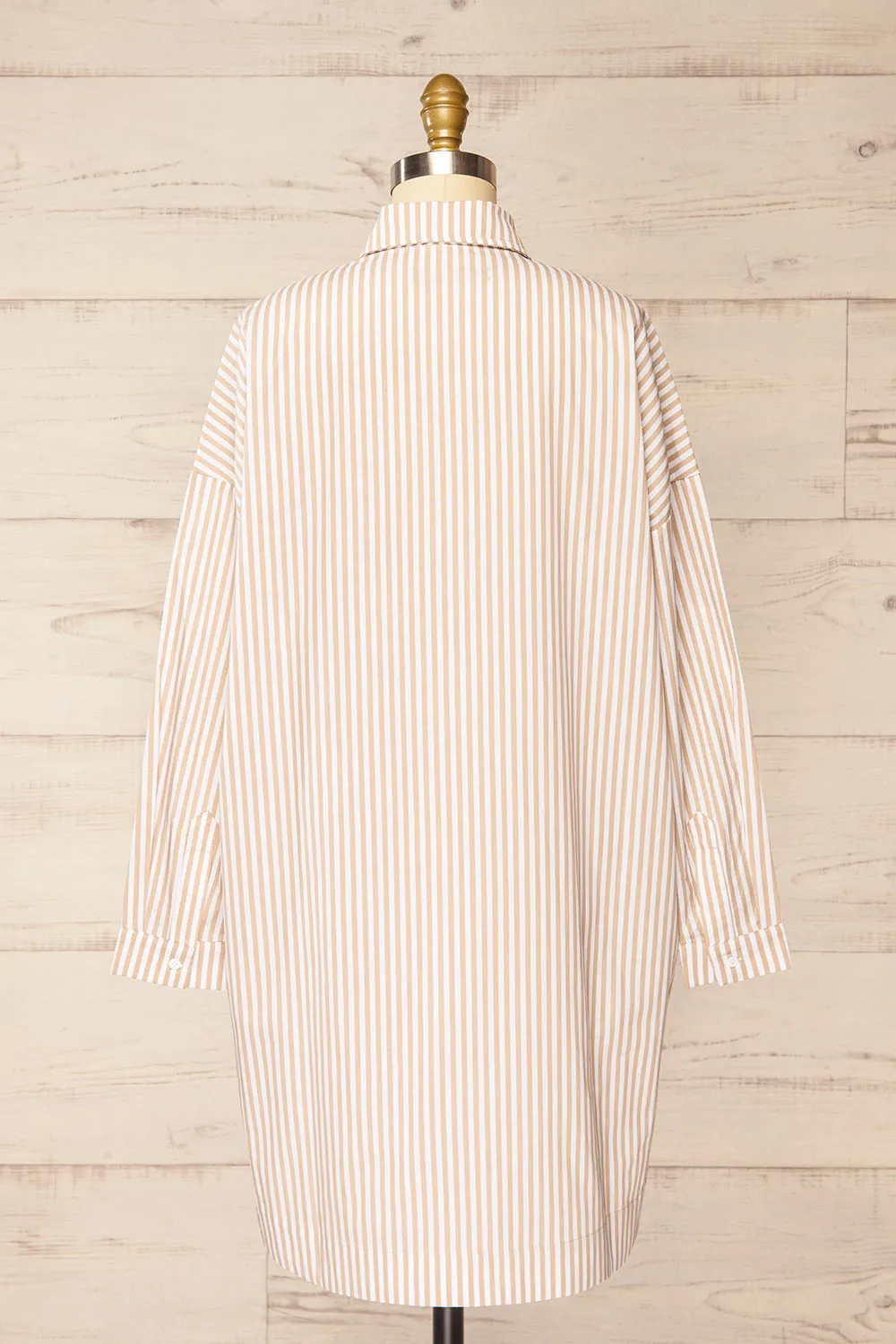 Alistaire | Oversized Striped Shirt Dress