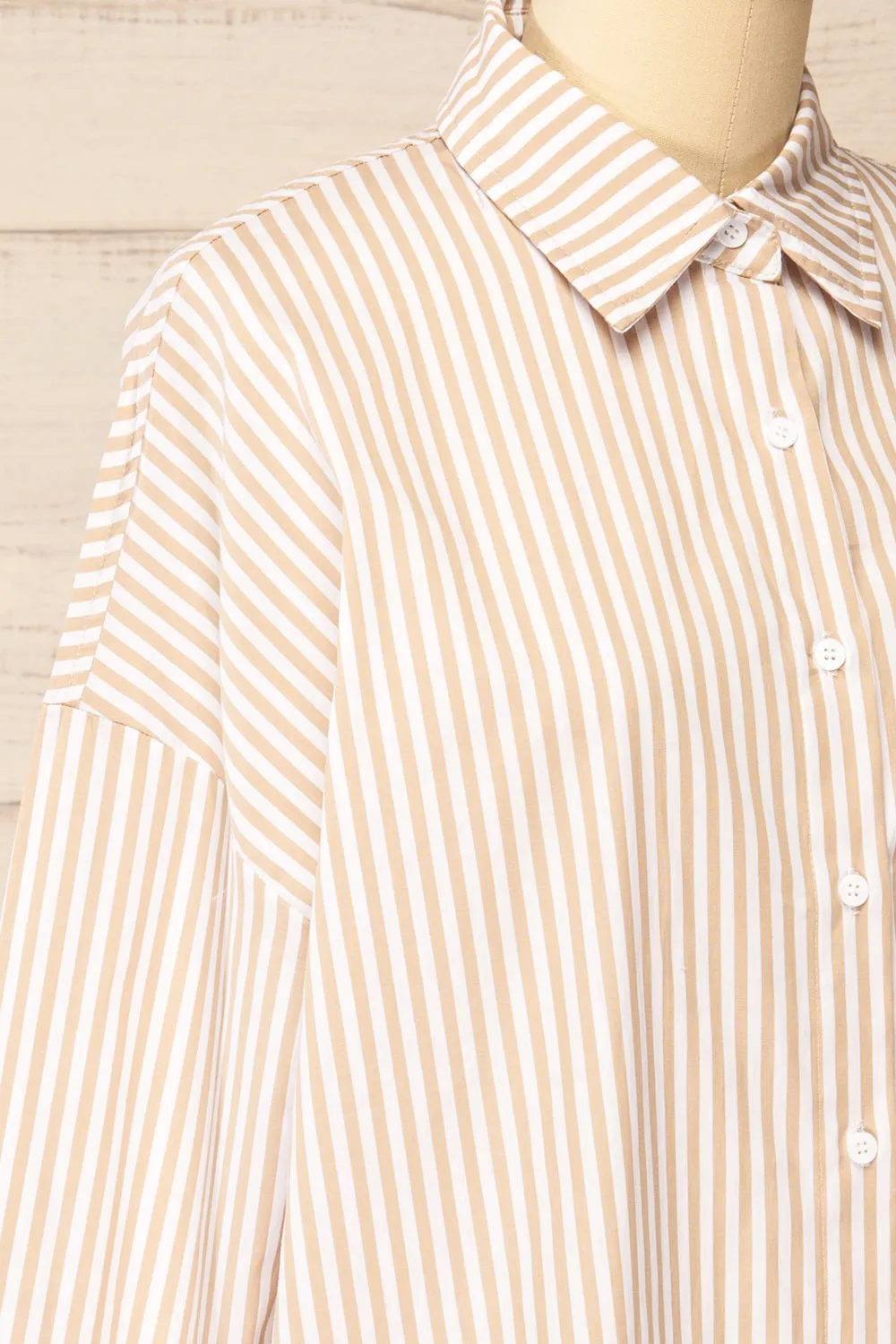 Alistaire | Oversized Striped Shirt Dress