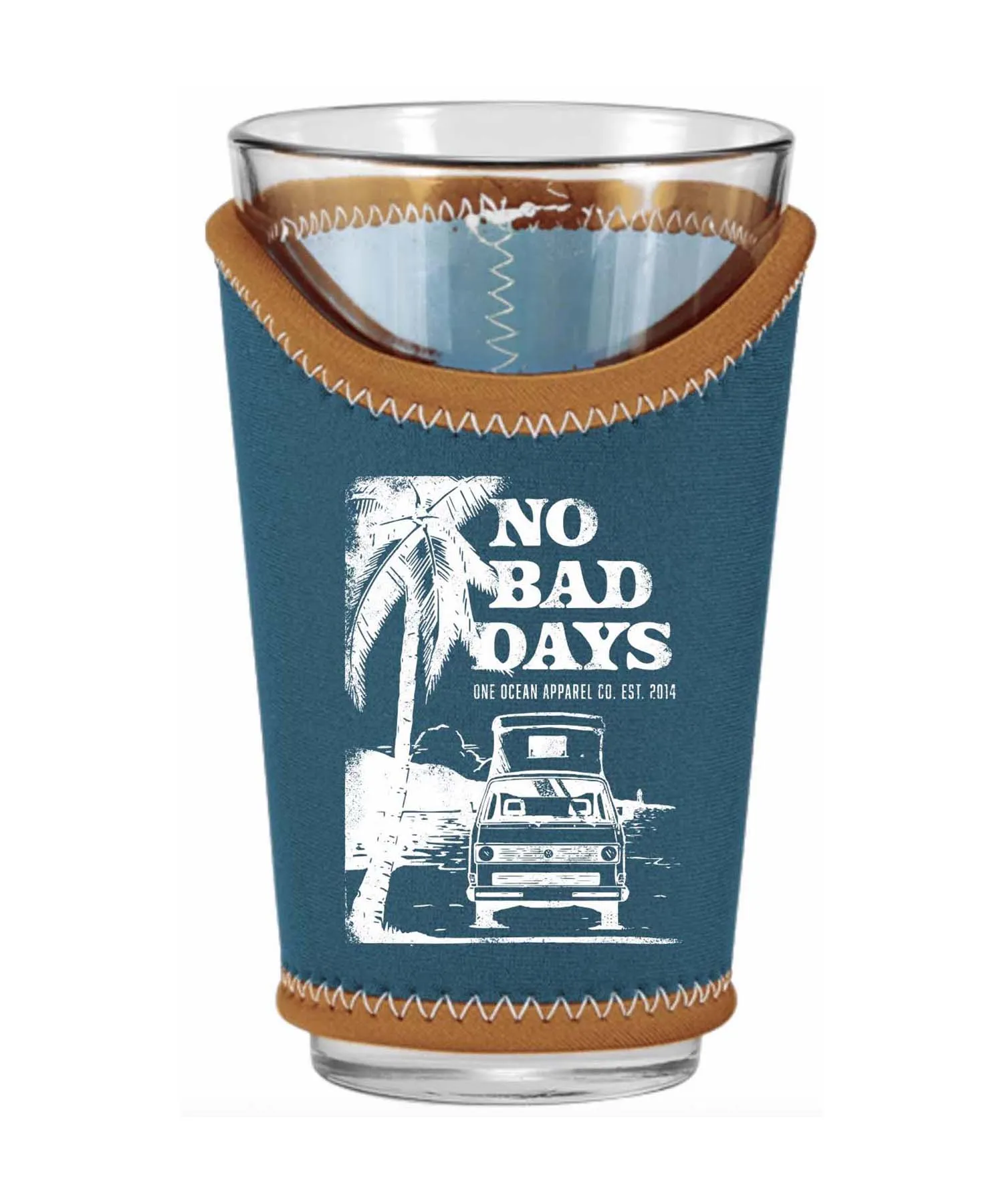 All Good Days Pint Glass Koozie