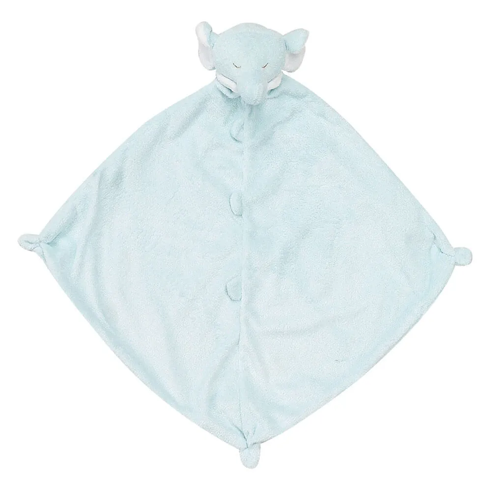 Angel Dear Security Blankie Blanket Blue Elephant