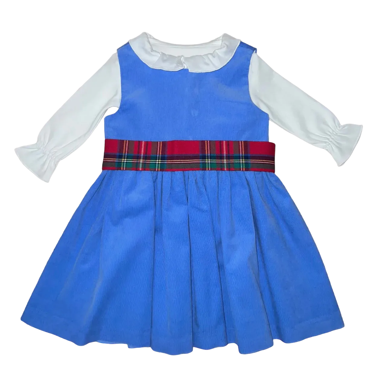 Anna Twirl Dress- Boone Hall Blue Corduroy