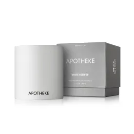 Apotheke White Vetiver Concrete 4-Wick Candle