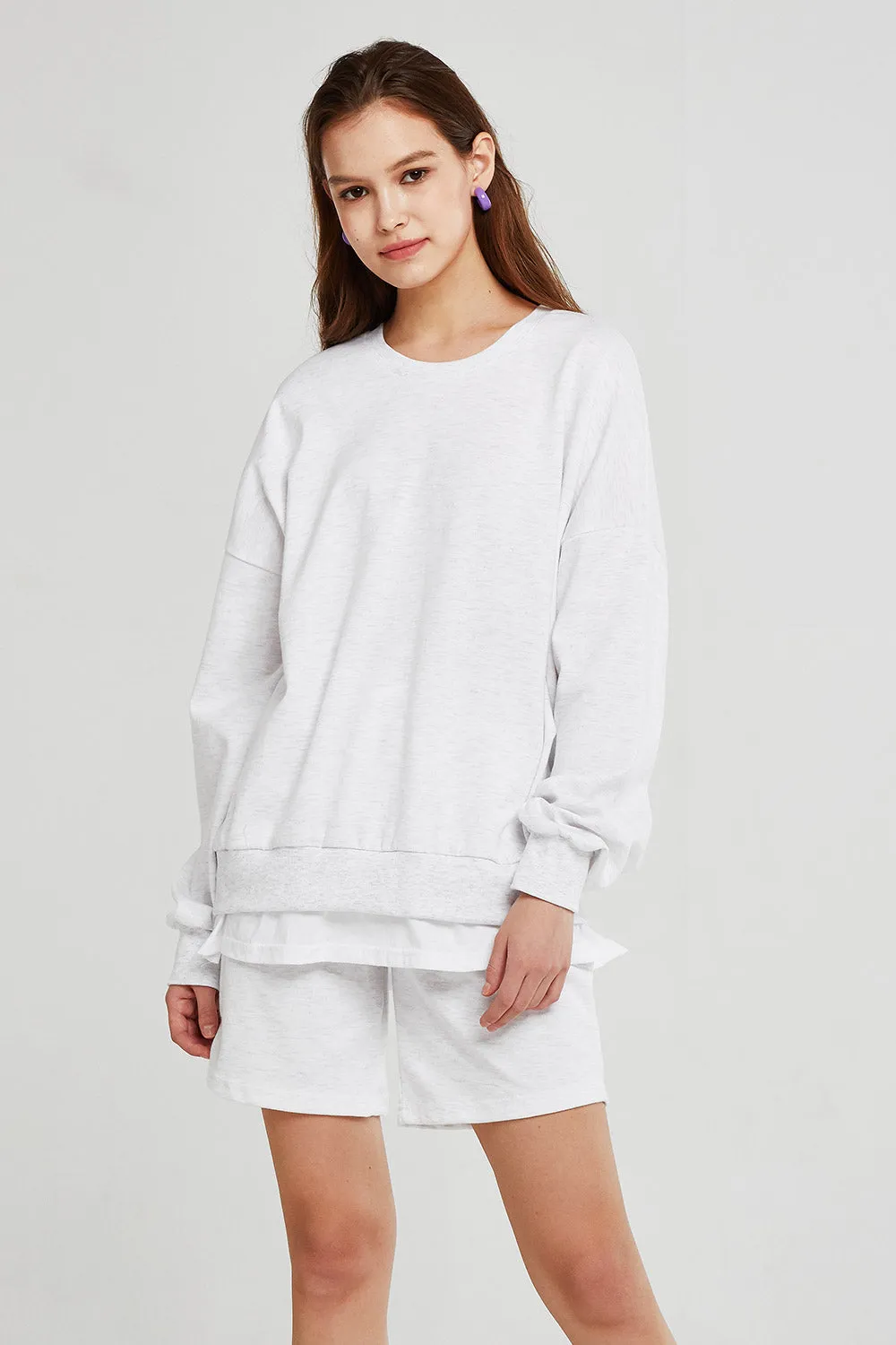 Ariana Layered Effect Sweatshirt