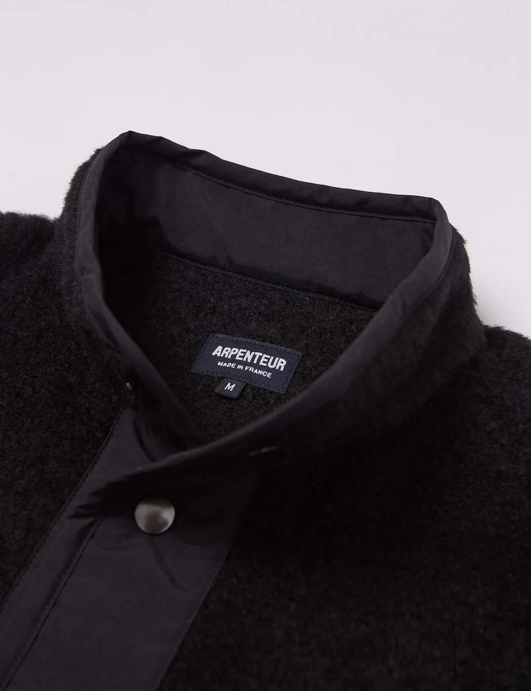 Arpenteur Contour Fleece Jacket (Wool/Mohair) - Black