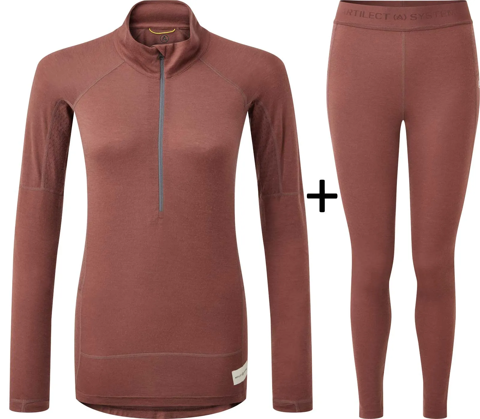 Artilect Women's Boulder 125 Half Zip Base Layer COMBO