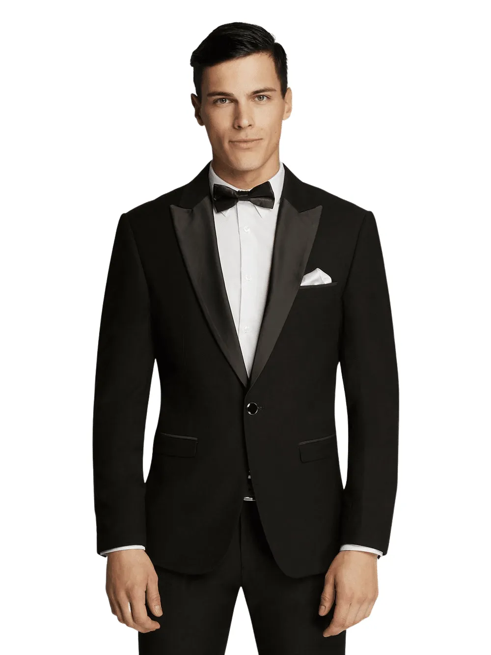 Ashton Peak Satin Lapel Jacket