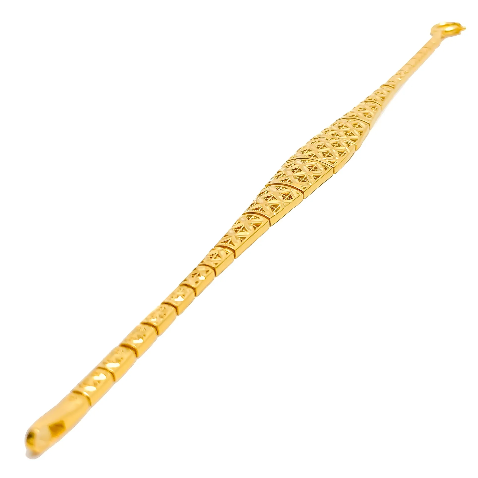 Attractive Jazzy 22k Gold Bracelet