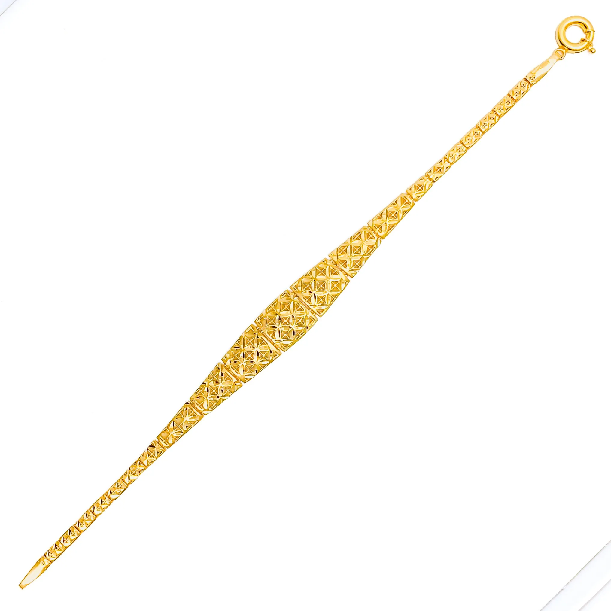 Attractive Jazzy 22k Gold Bracelet