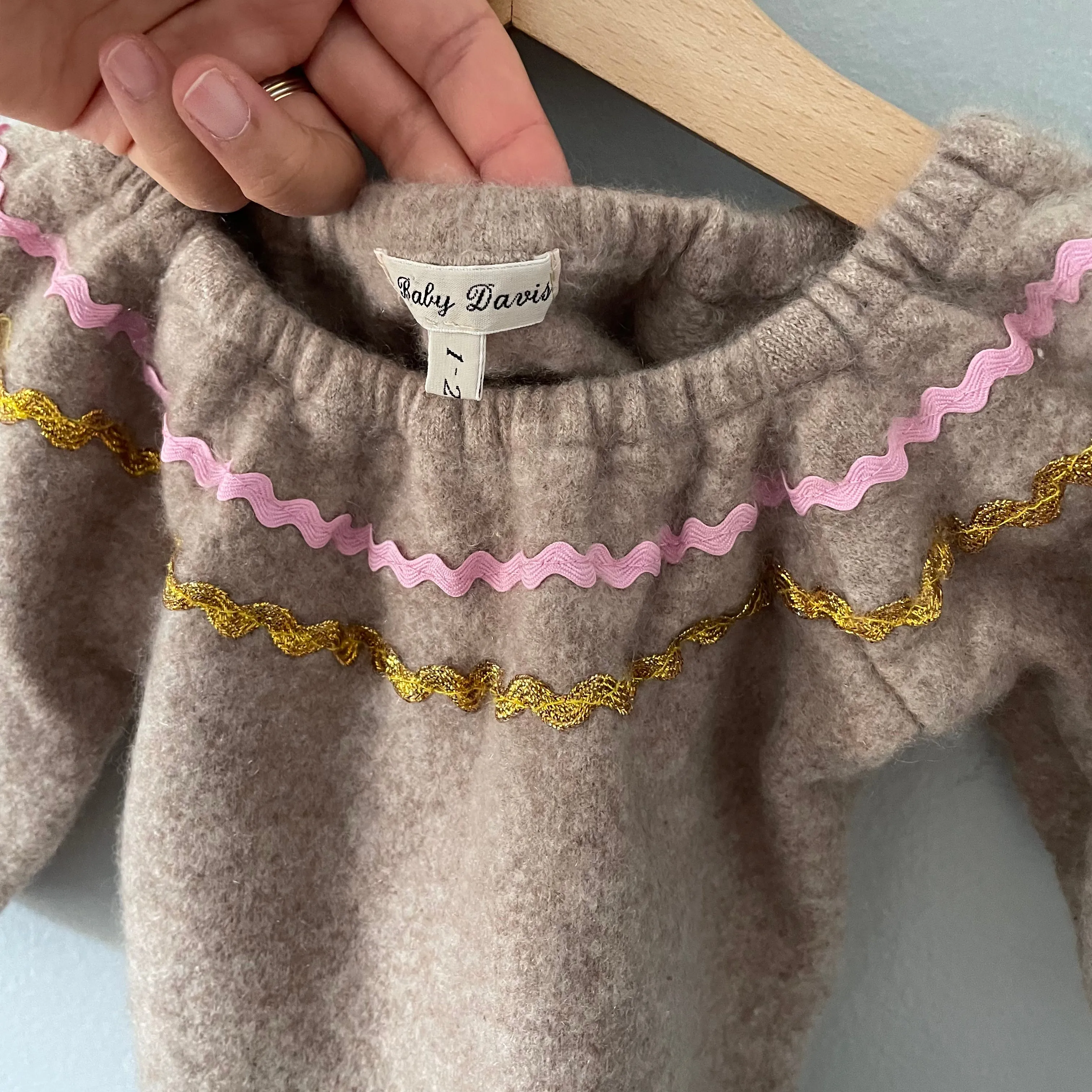 Baby Davis / Cashmere dress / 12-24M