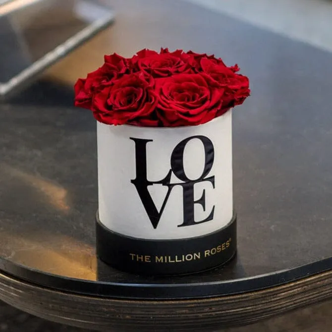 Basic White Box | Love Edition | Red Roses