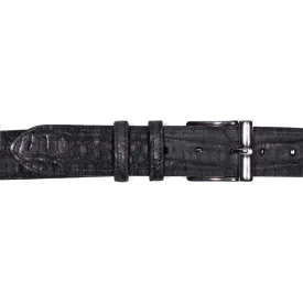 Belt in Matte Black Alligator