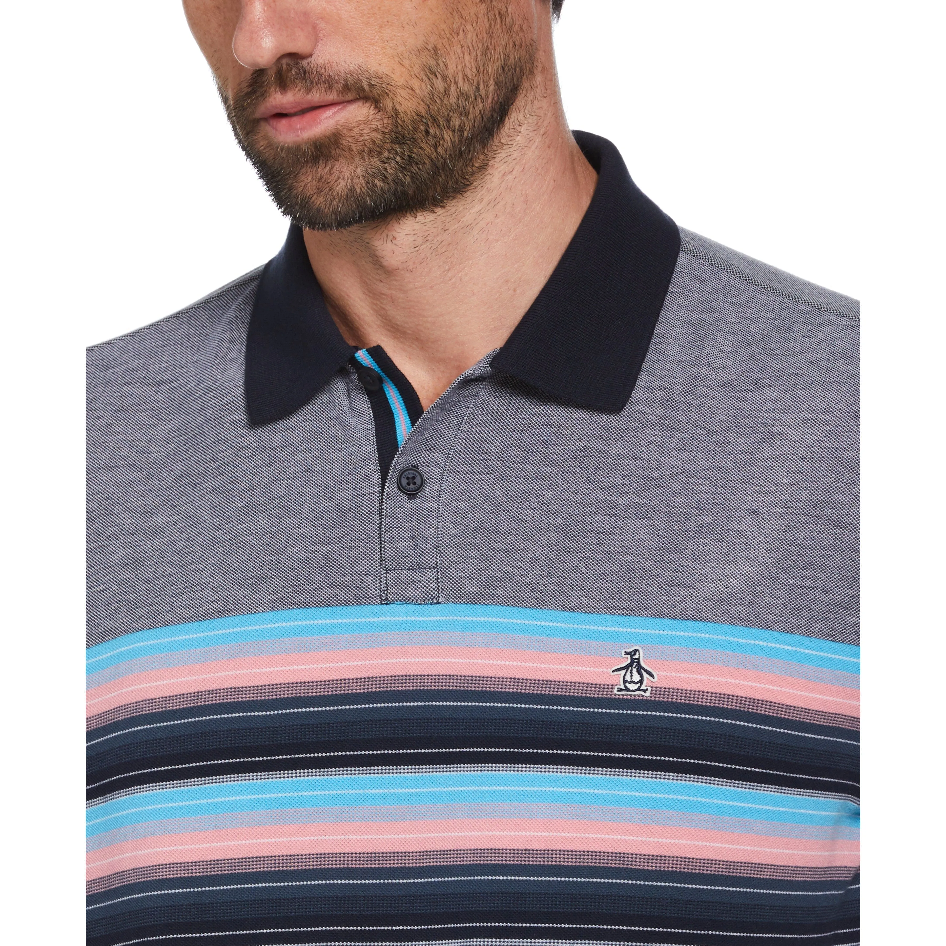 Birdseye Pique Coolmax® Stripe Polo