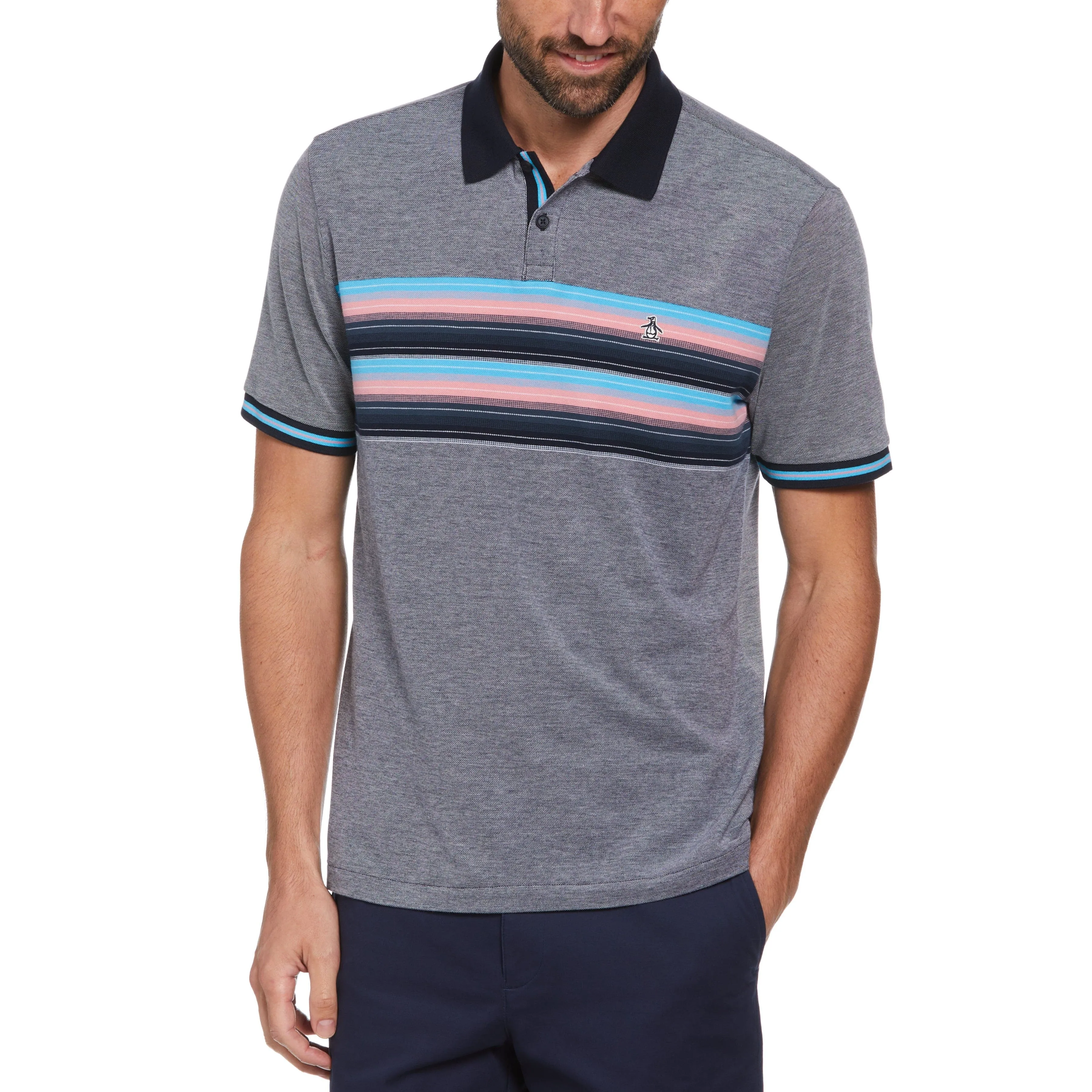 Birdseye Pique Coolmax® Stripe Polo