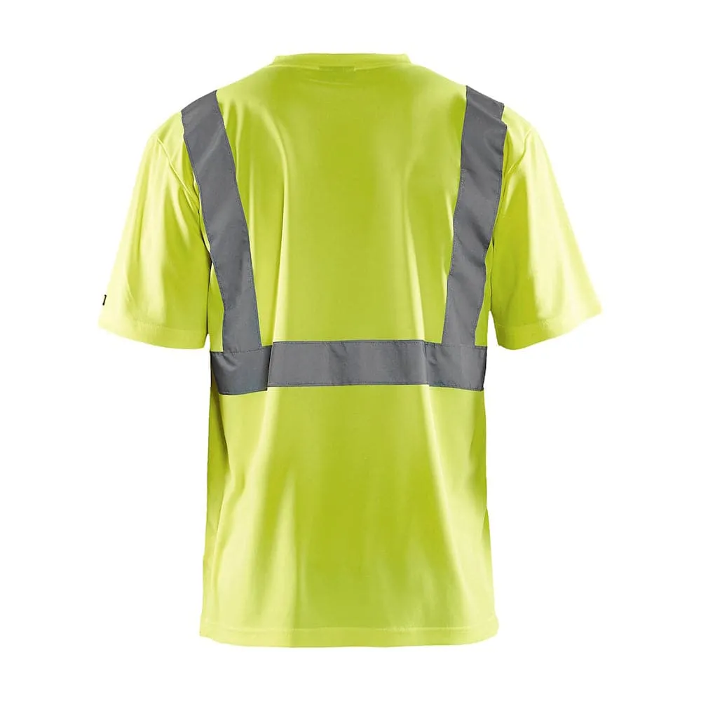 Blaklader 3313 Hi-Vis V-Neck Short Sleeve T-Shirt