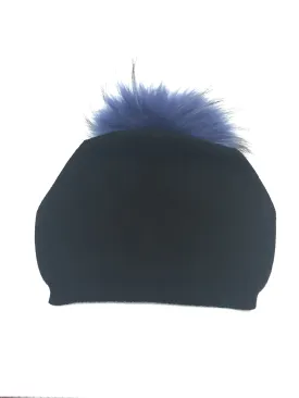 Brooklyn Beanie Black/Royal- FINAL SALE