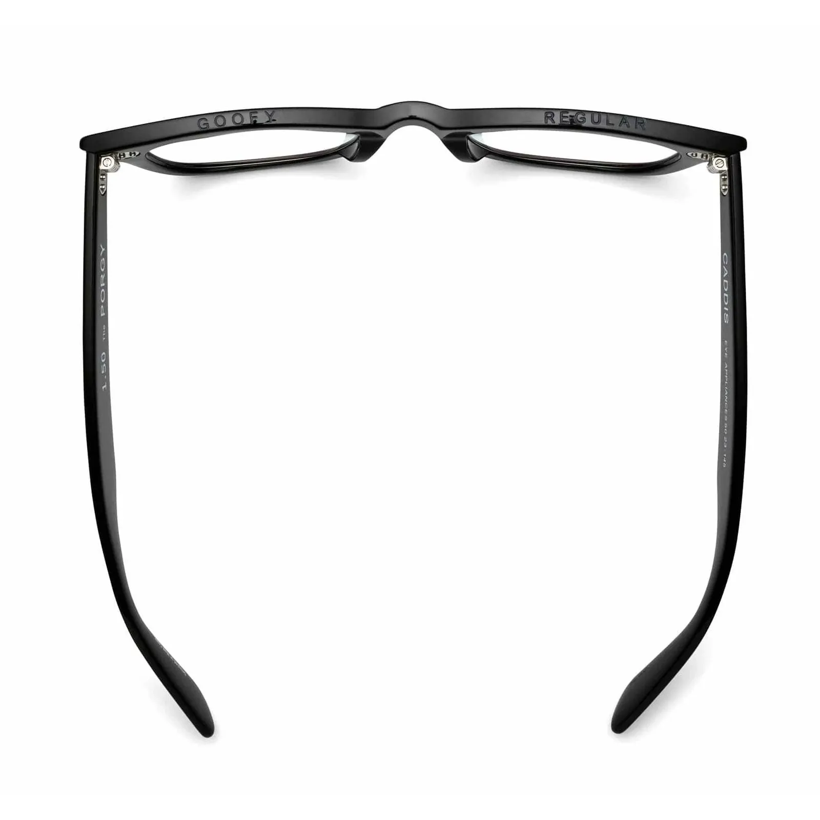 Caddis Reading Glasses, Porgy Backstage, Gloss Black