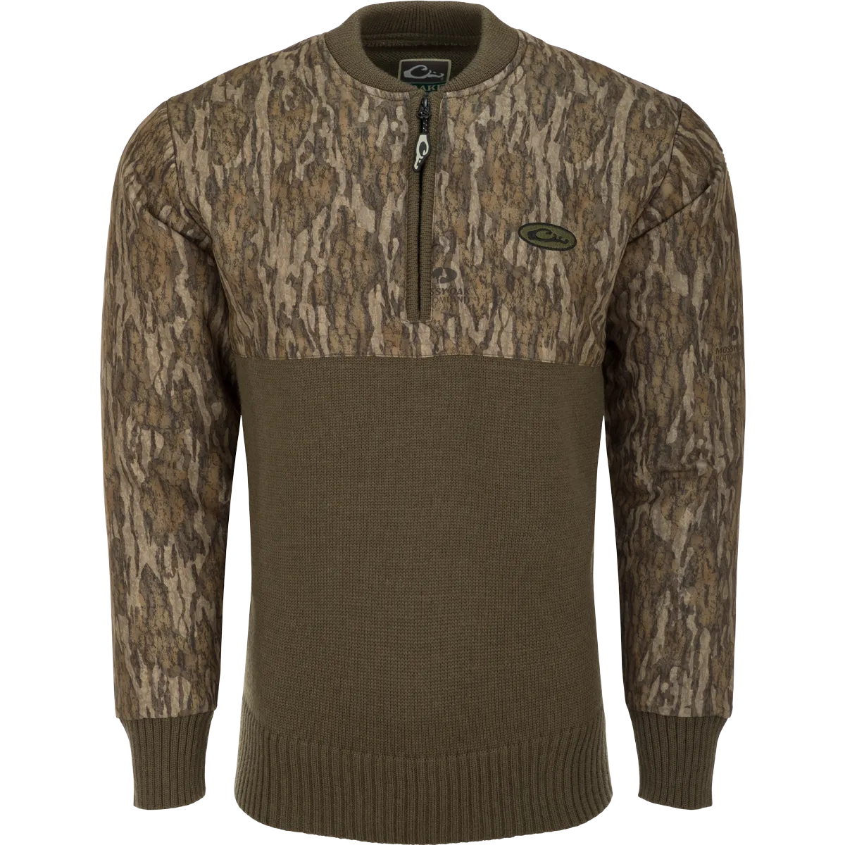 Camo 1/4 Zip Under Wader Sweater