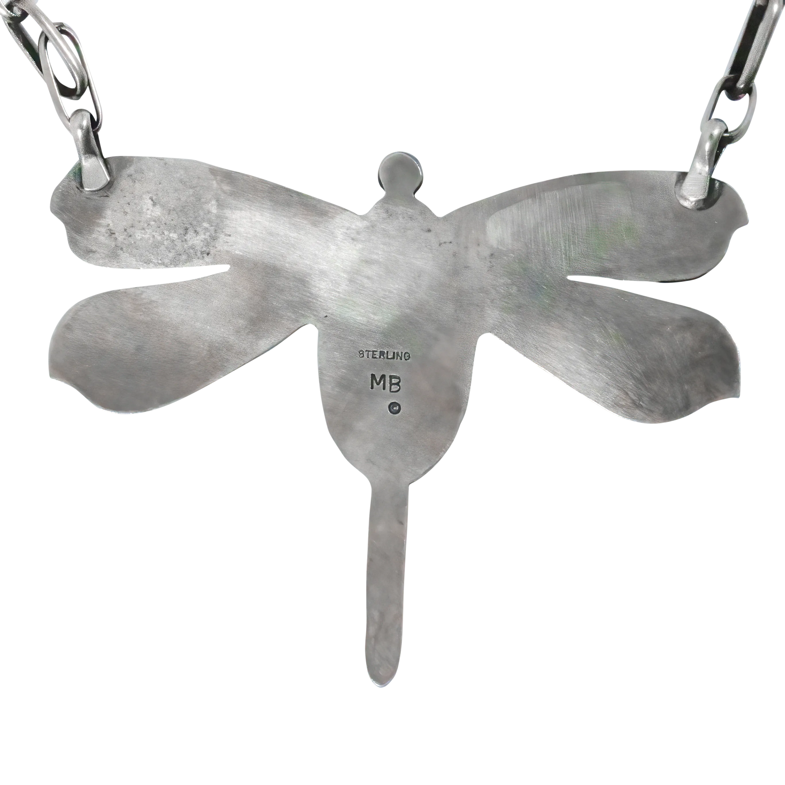 Candelaria Turquoise Dragonfly Pendant Necklace | Marita Benally