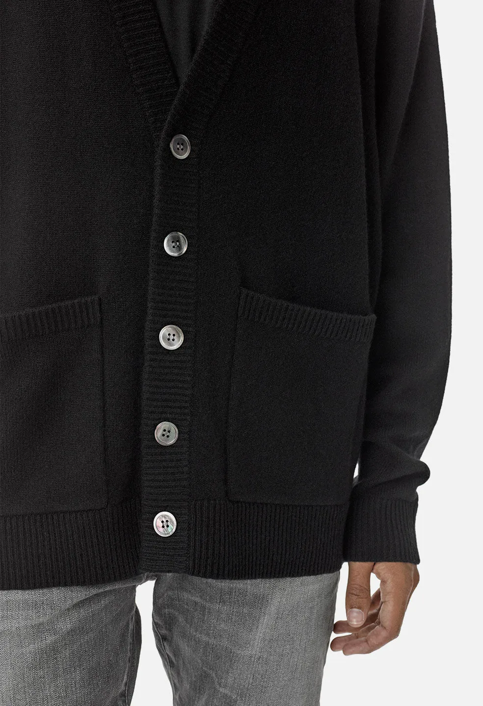 Cashmere Cardigan / Black