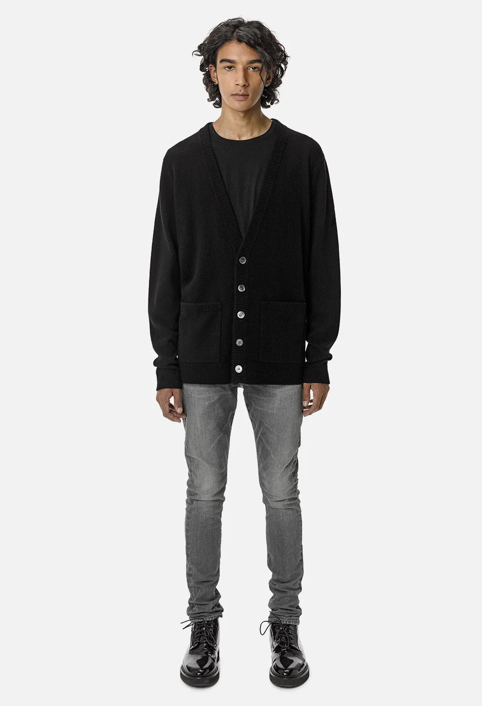 Cashmere Cardigan / Black