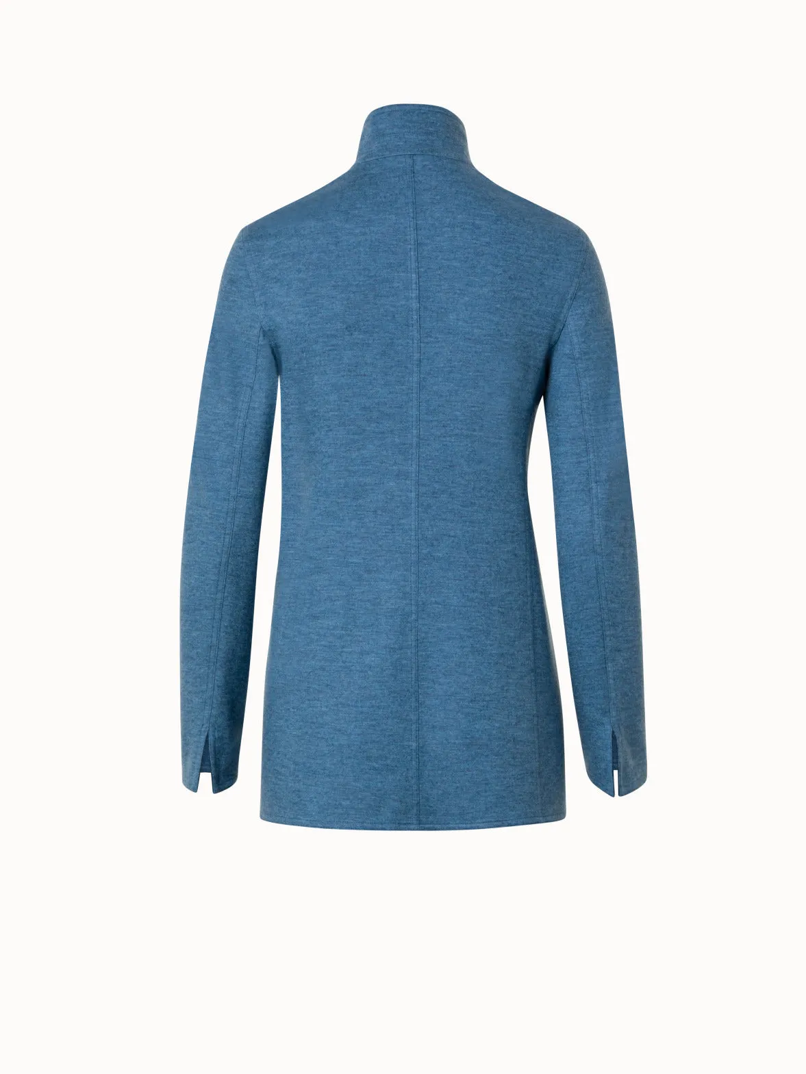 Cashmere Jersey Long Jacket