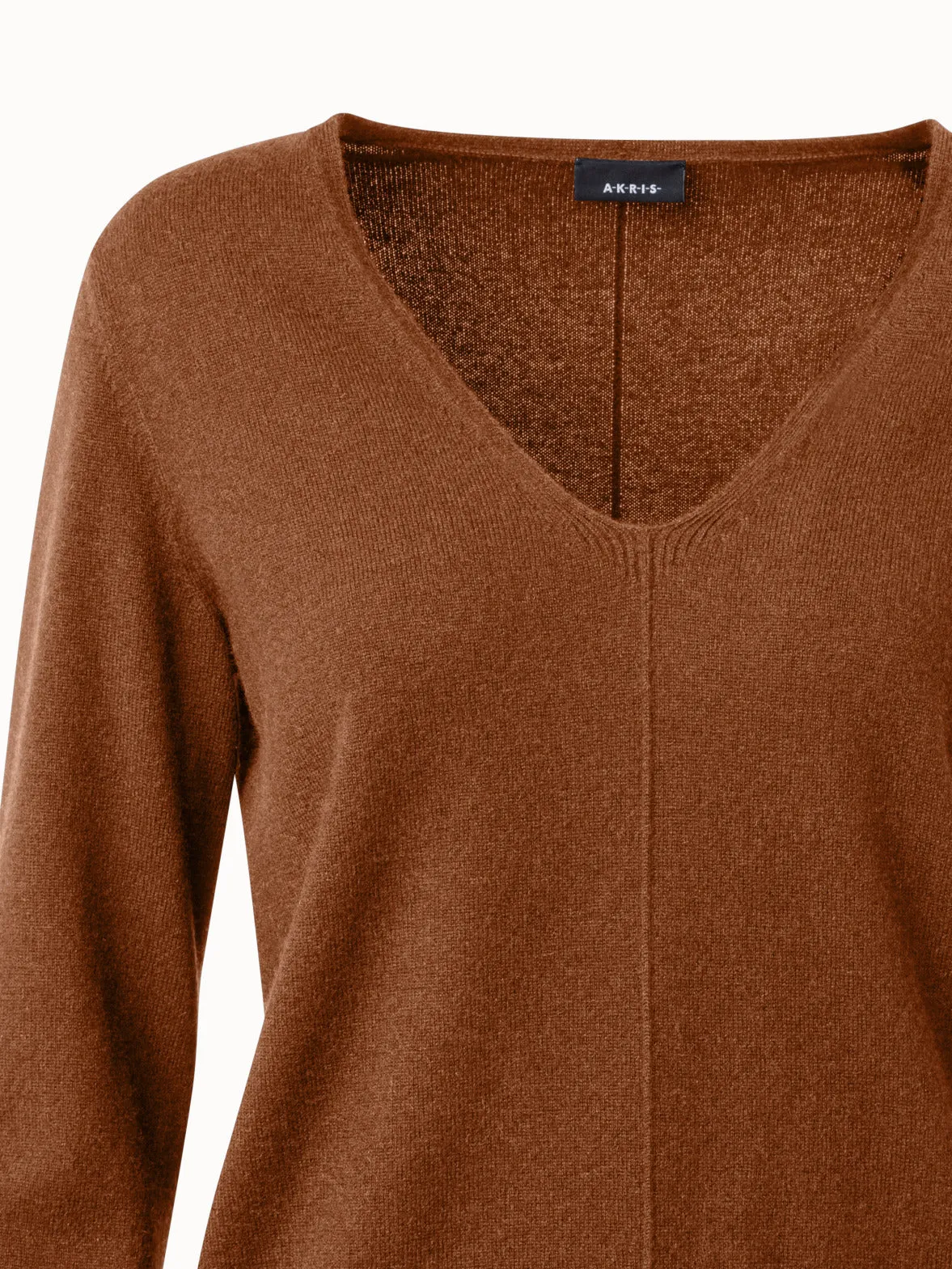 Cashmere V-Neck Pullover