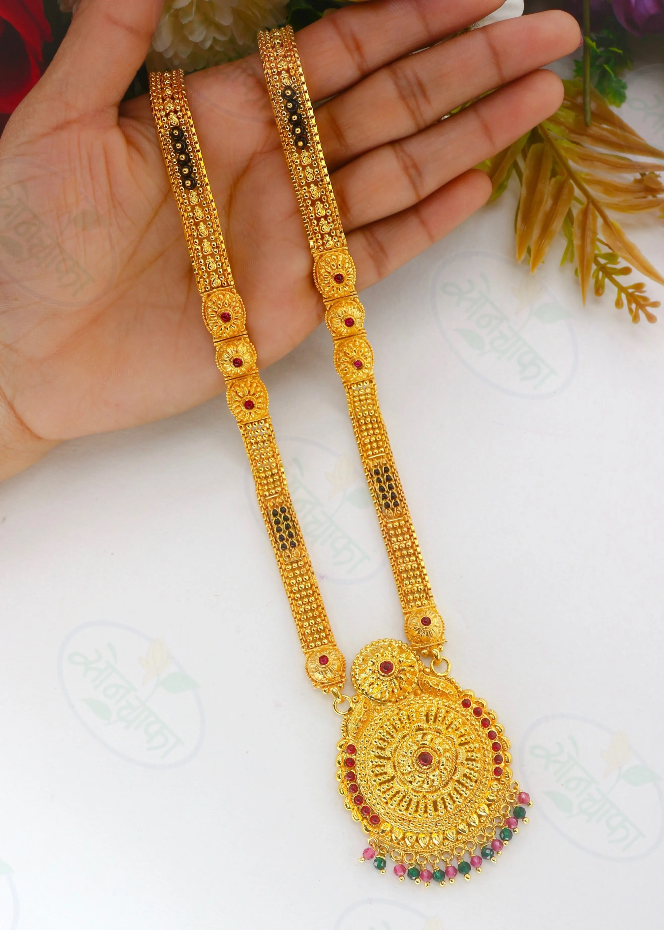 Elegant Peshwai-Inspired Mangalsutra Necklace