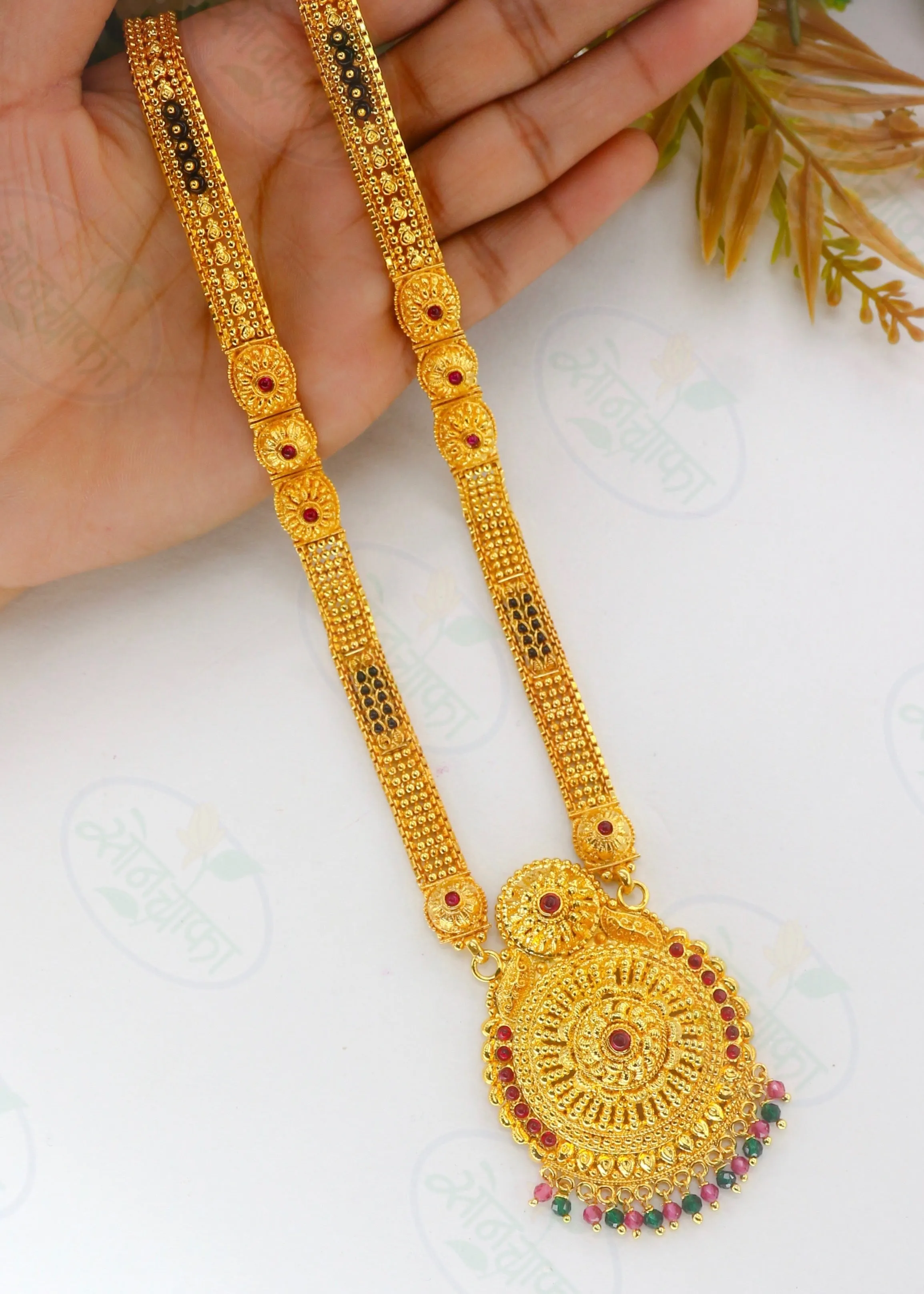 Elegant Peshwai-Inspired Mangalsutra Necklace