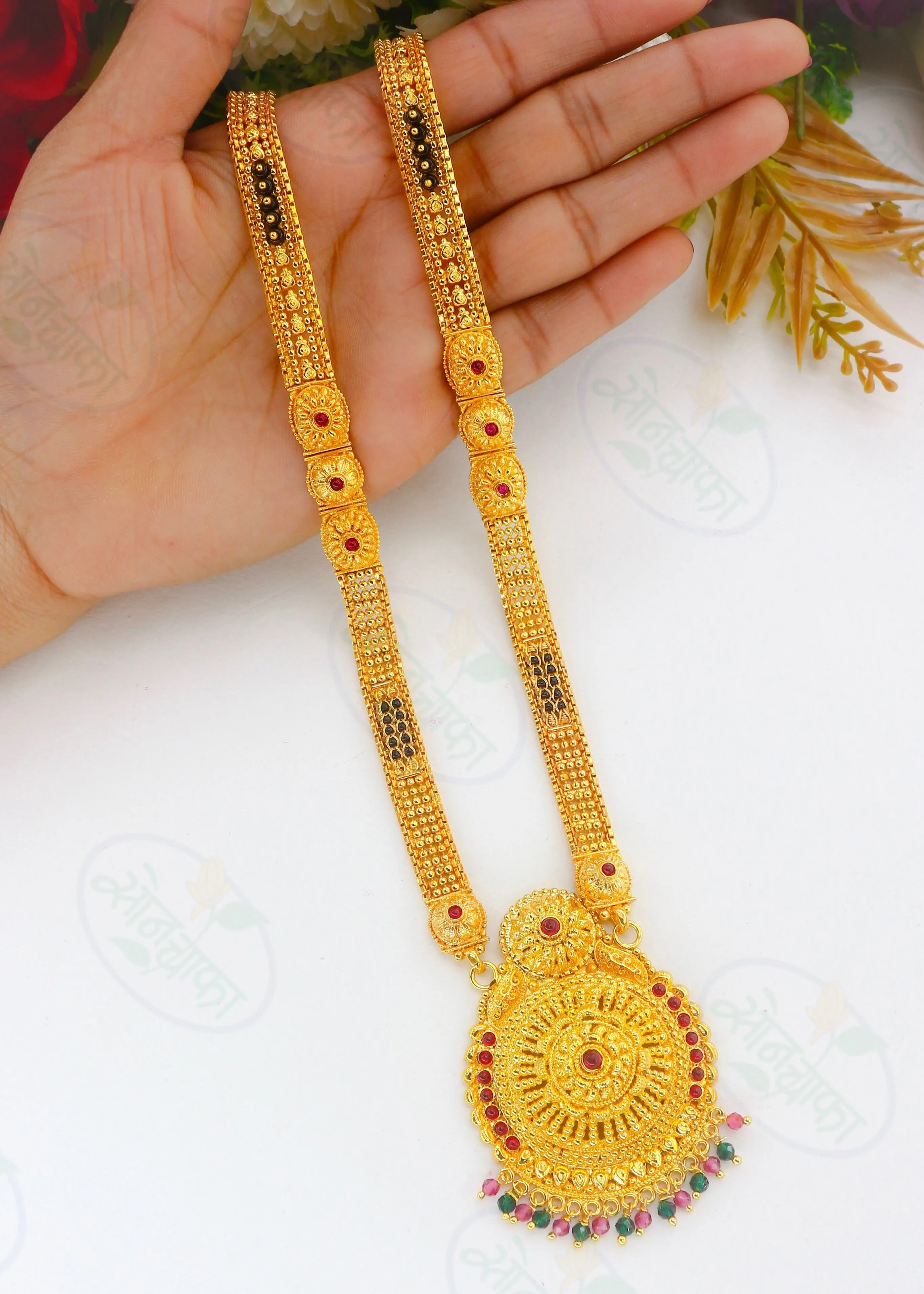 Elegant Peshwai-Inspired Mangalsutra Necklace