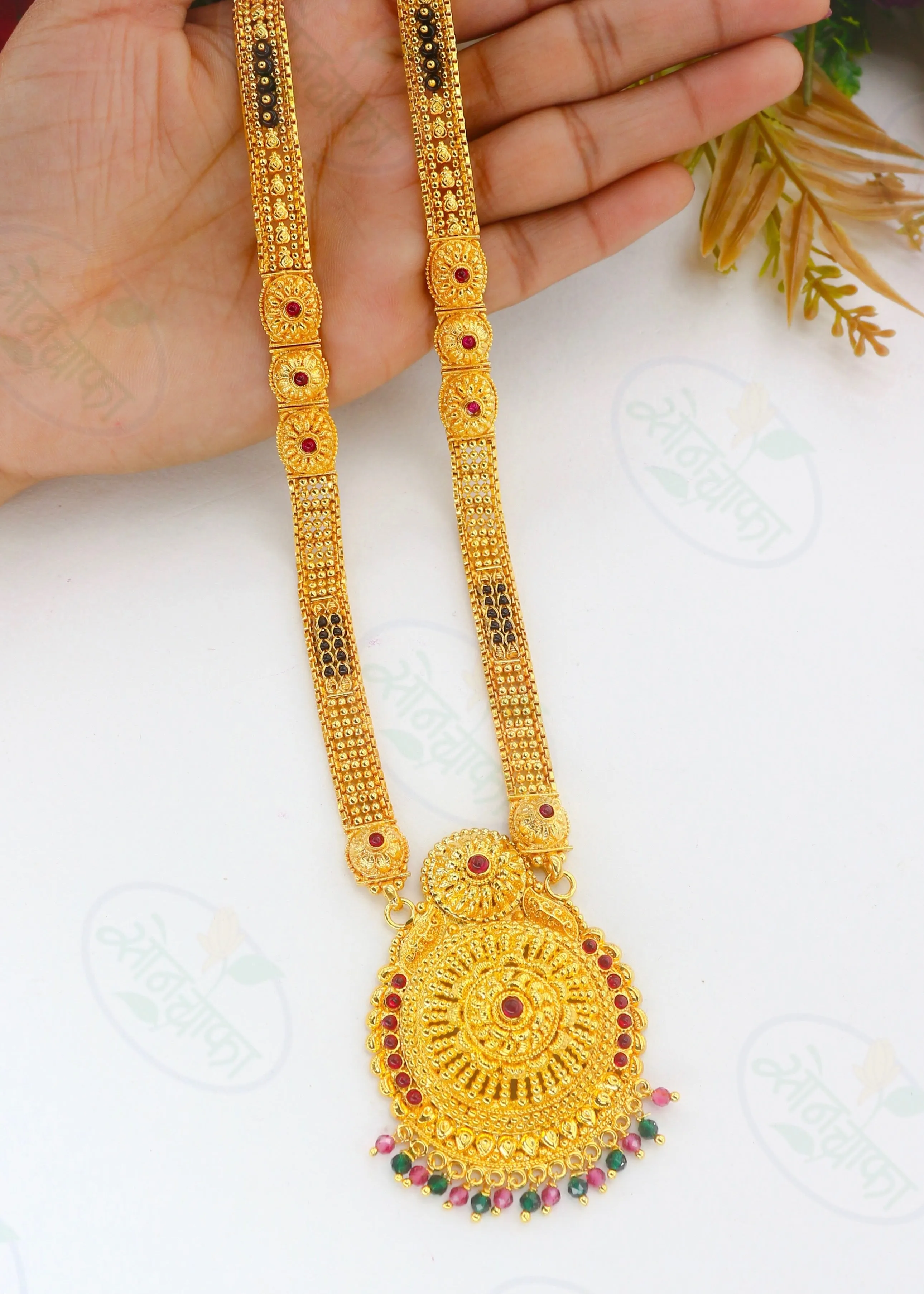 Elegant Peshwai-Inspired Mangalsutra Necklace