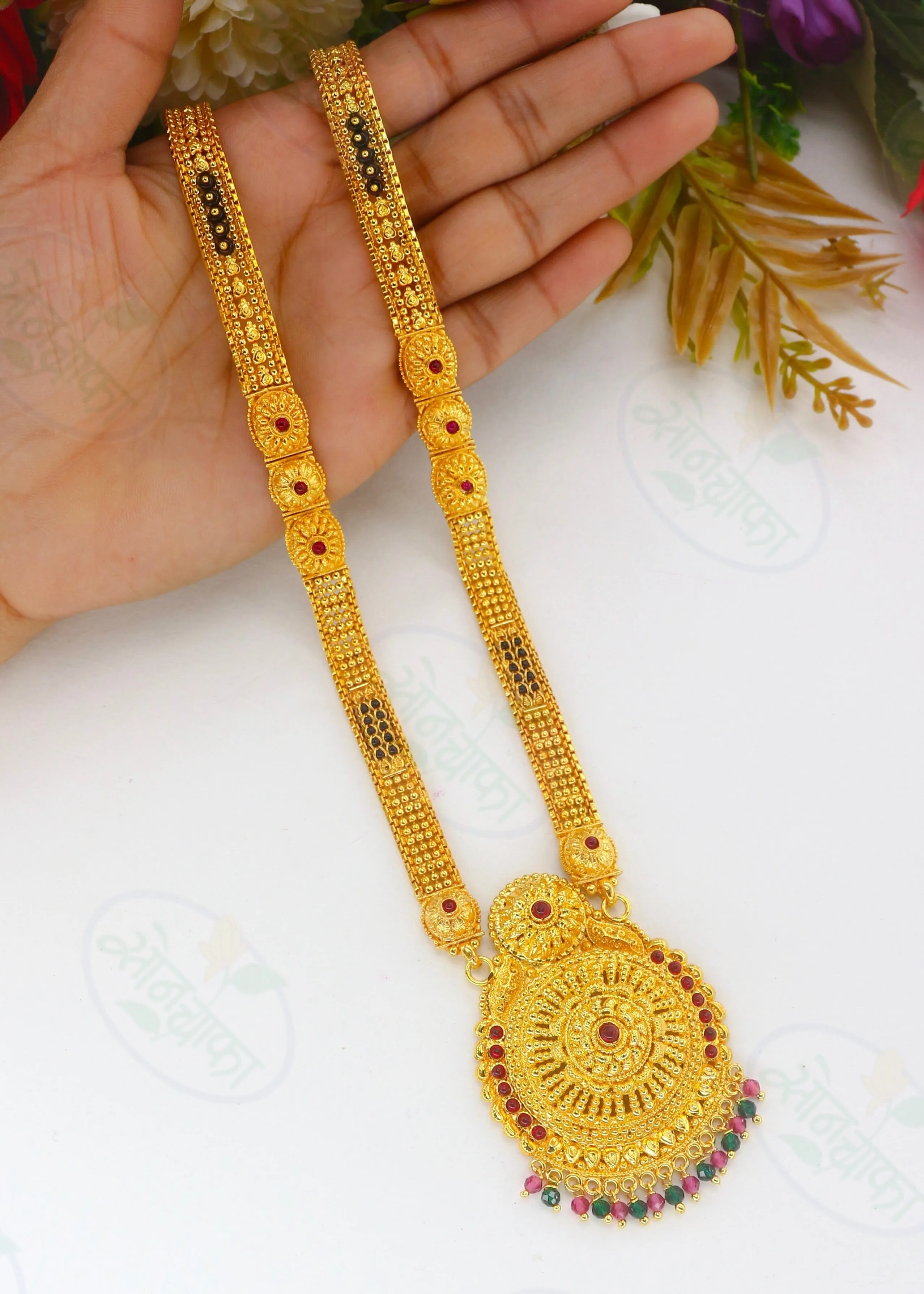 Elegant Peshwai-Inspired Mangalsutra Necklace