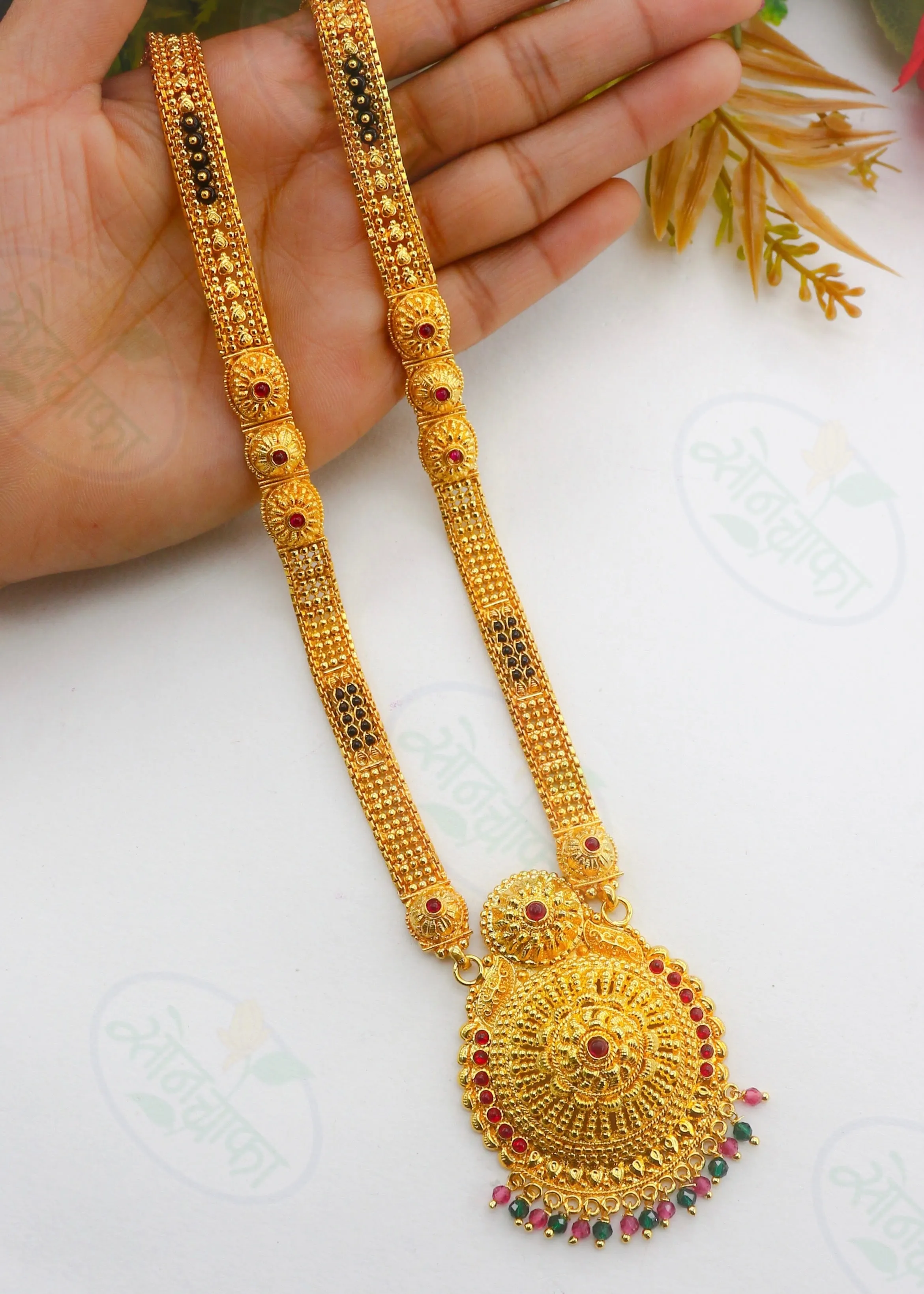 Elegant Peshwai-Inspired Mangalsutra Necklace