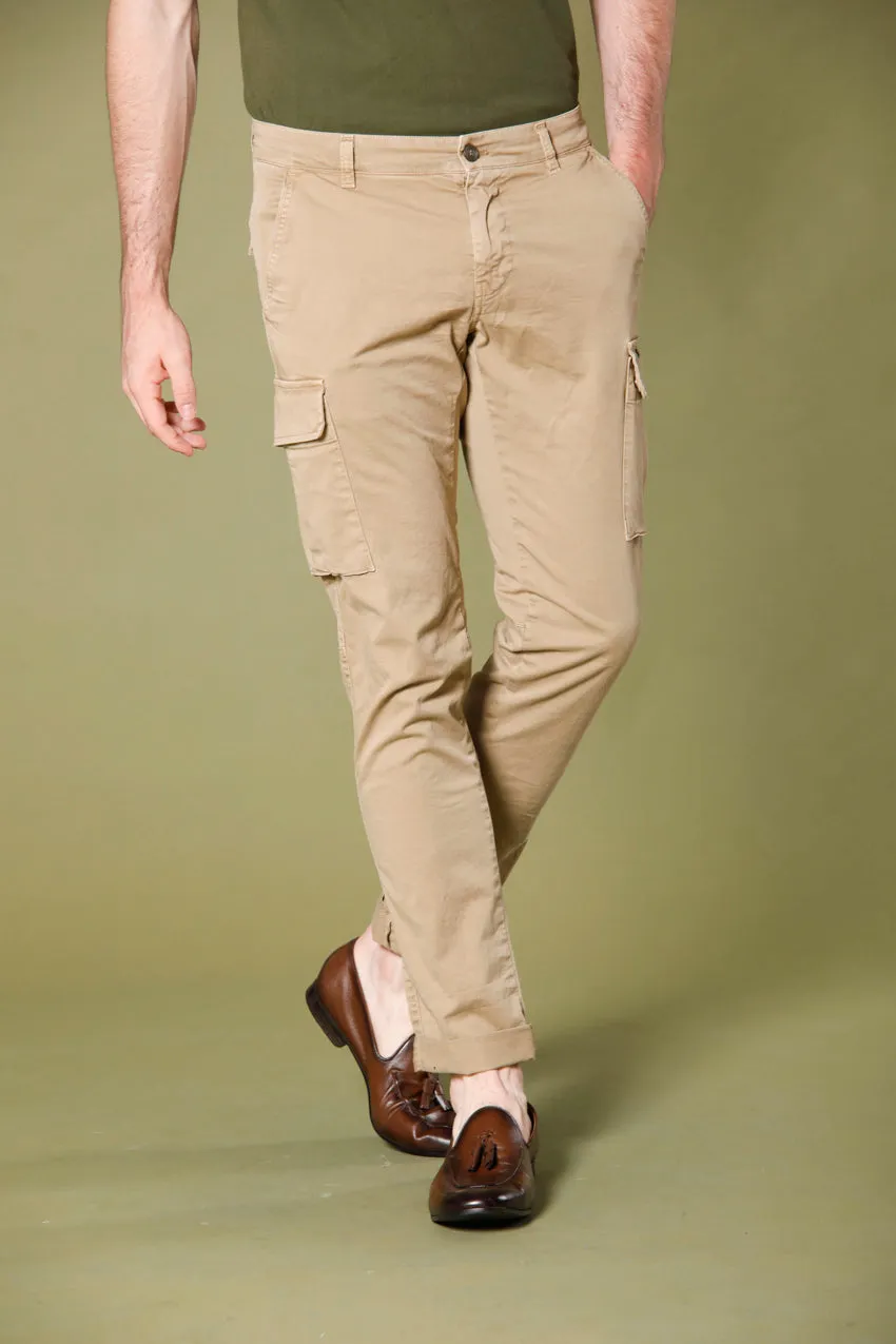 Chile pantalone cargo uomo in twill extra slim ①