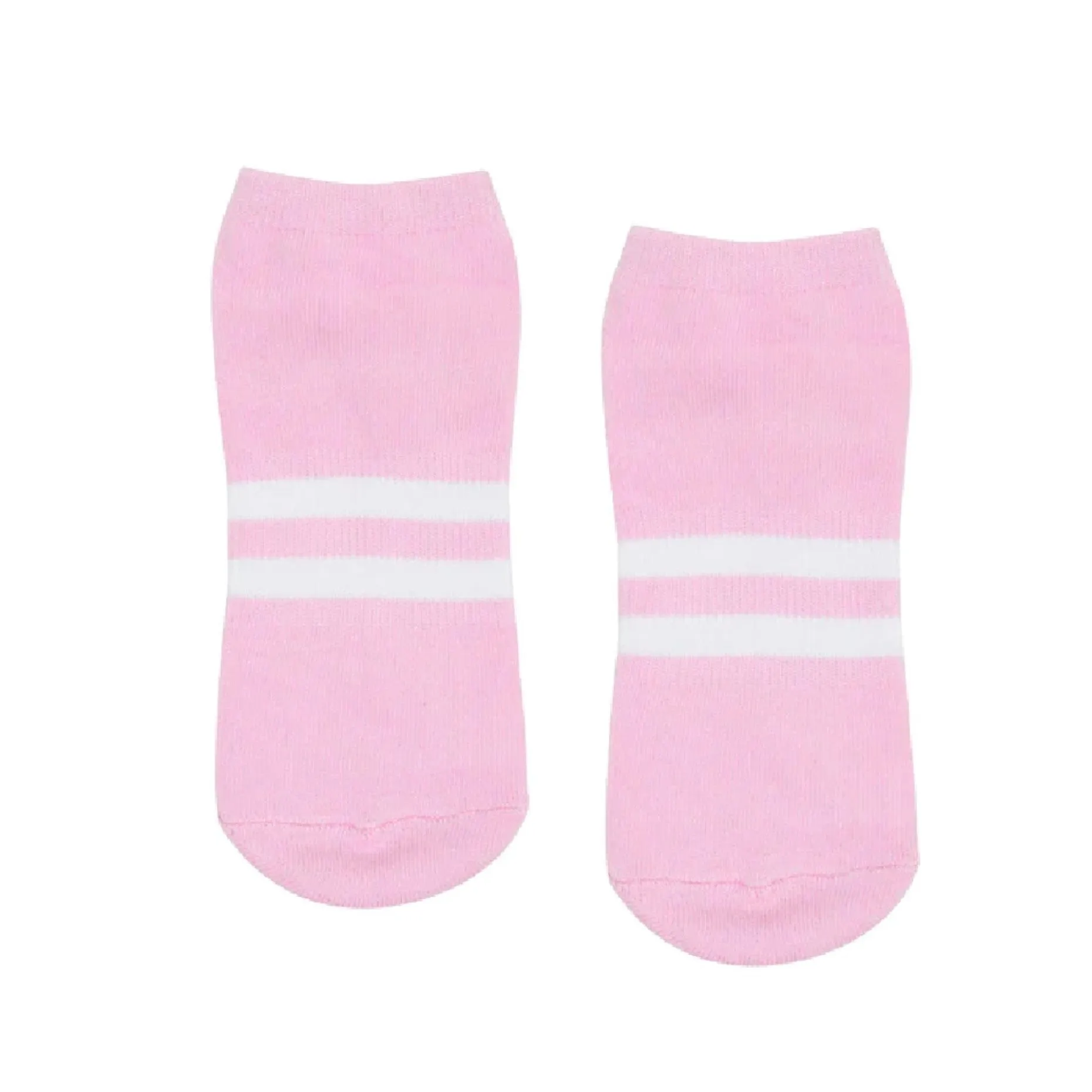 Classic Low Rise Striped Grip Socks - (Barre / Pilates)