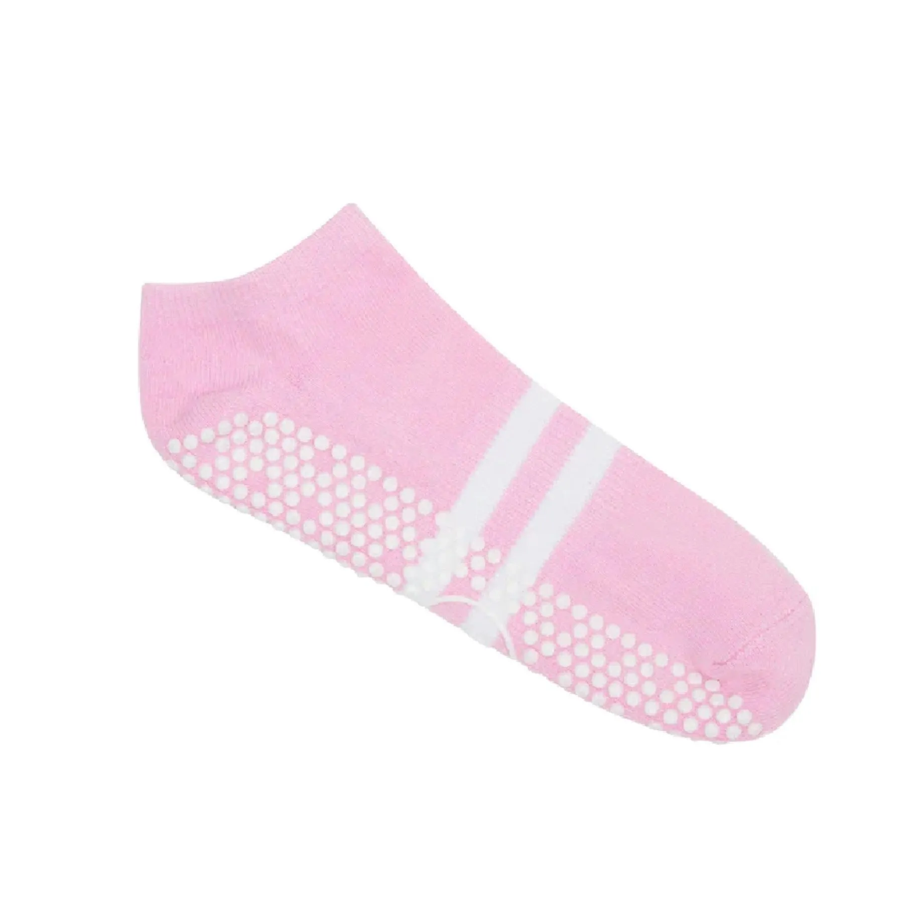 Classic Low Rise Striped Grip Socks - (Barre / Pilates)