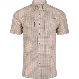 Classic Seersucker Grid Check Shirt S/S