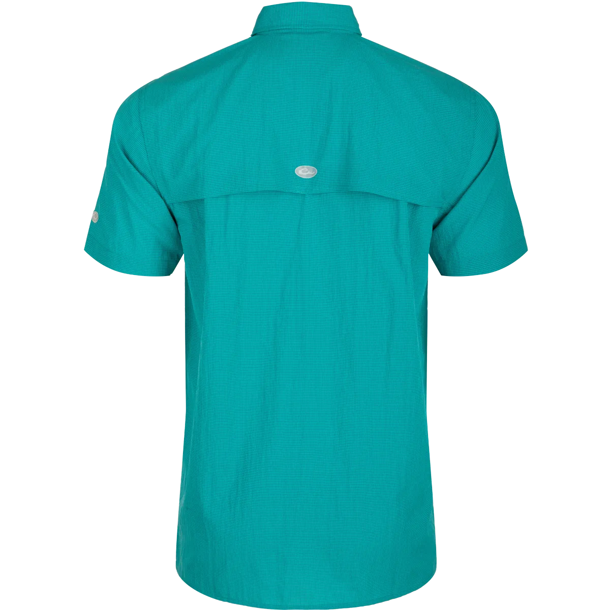 Classic Seersucker Minicheck Button-Down Short Sleeve Shirt