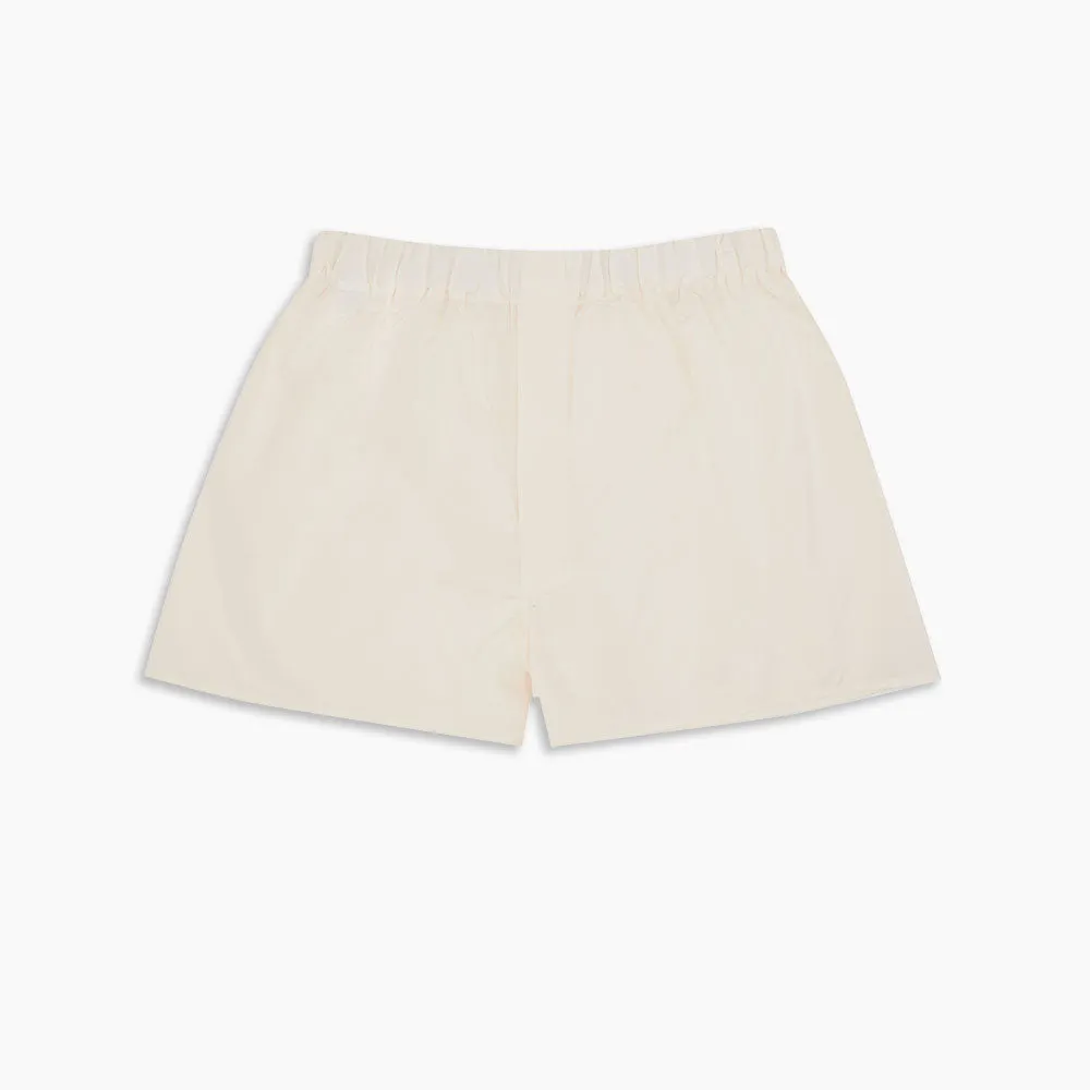 Cream Sea Island Quality Cotton Boxer Shorts