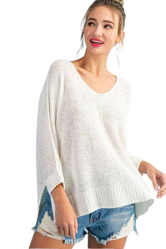 Crew Neck Knit Sweater