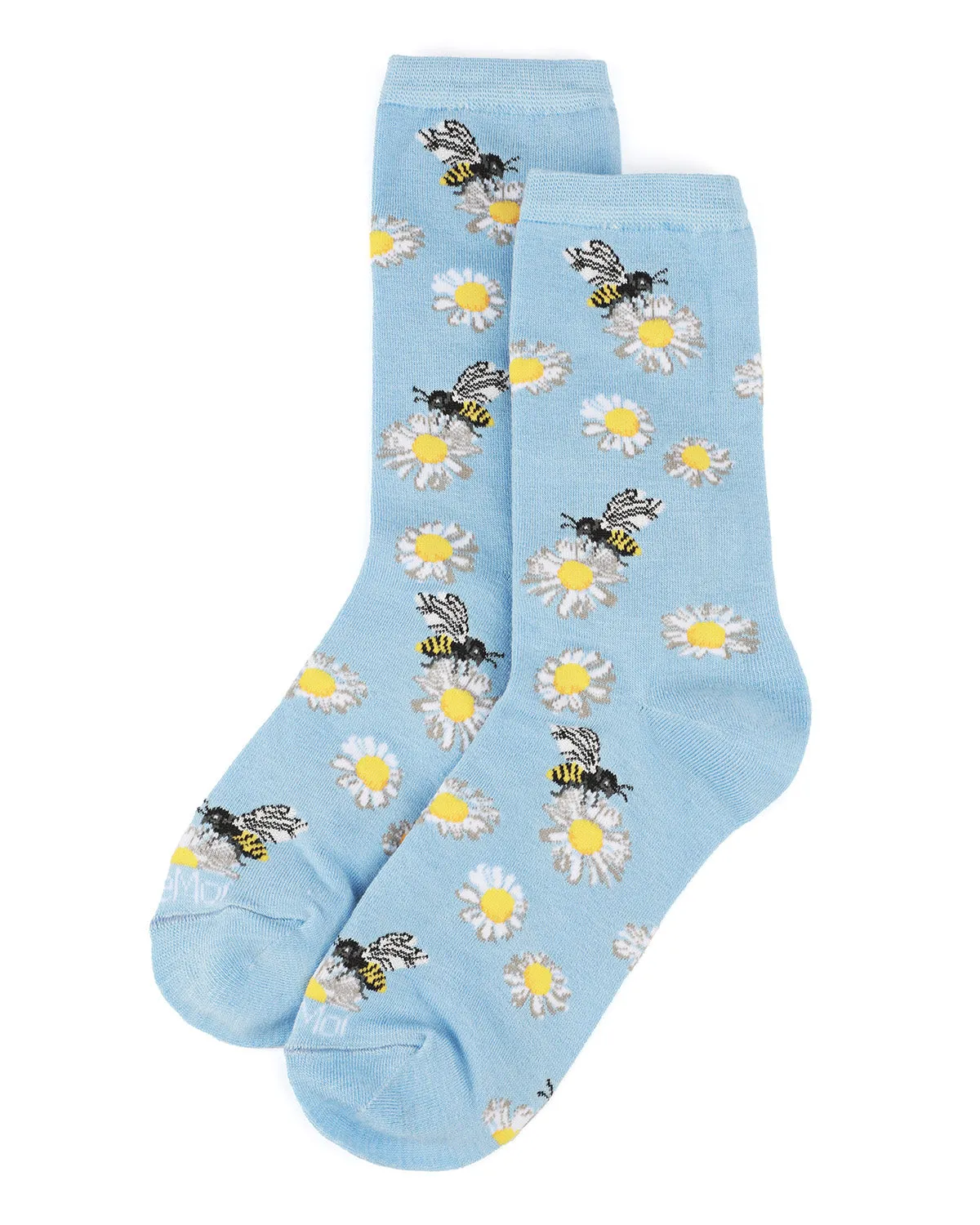 Daisy Bees Bamboo Blend Crew Sock