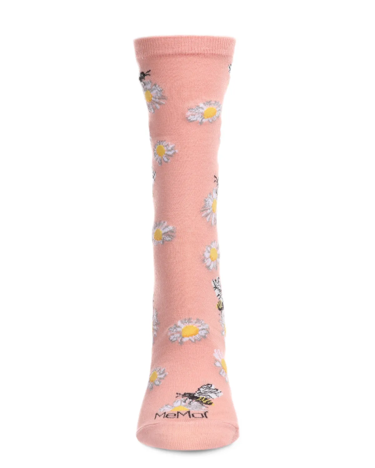 Daisy Bees Bamboo Blend Crew Sock