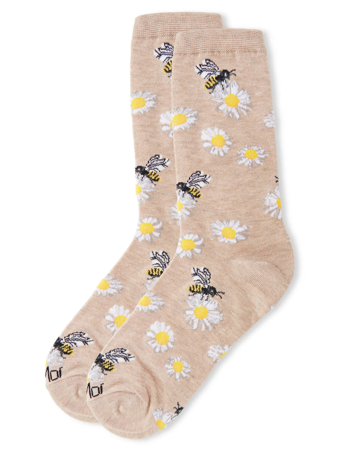 Daisy Bees Bamboo Blend Crew Sock