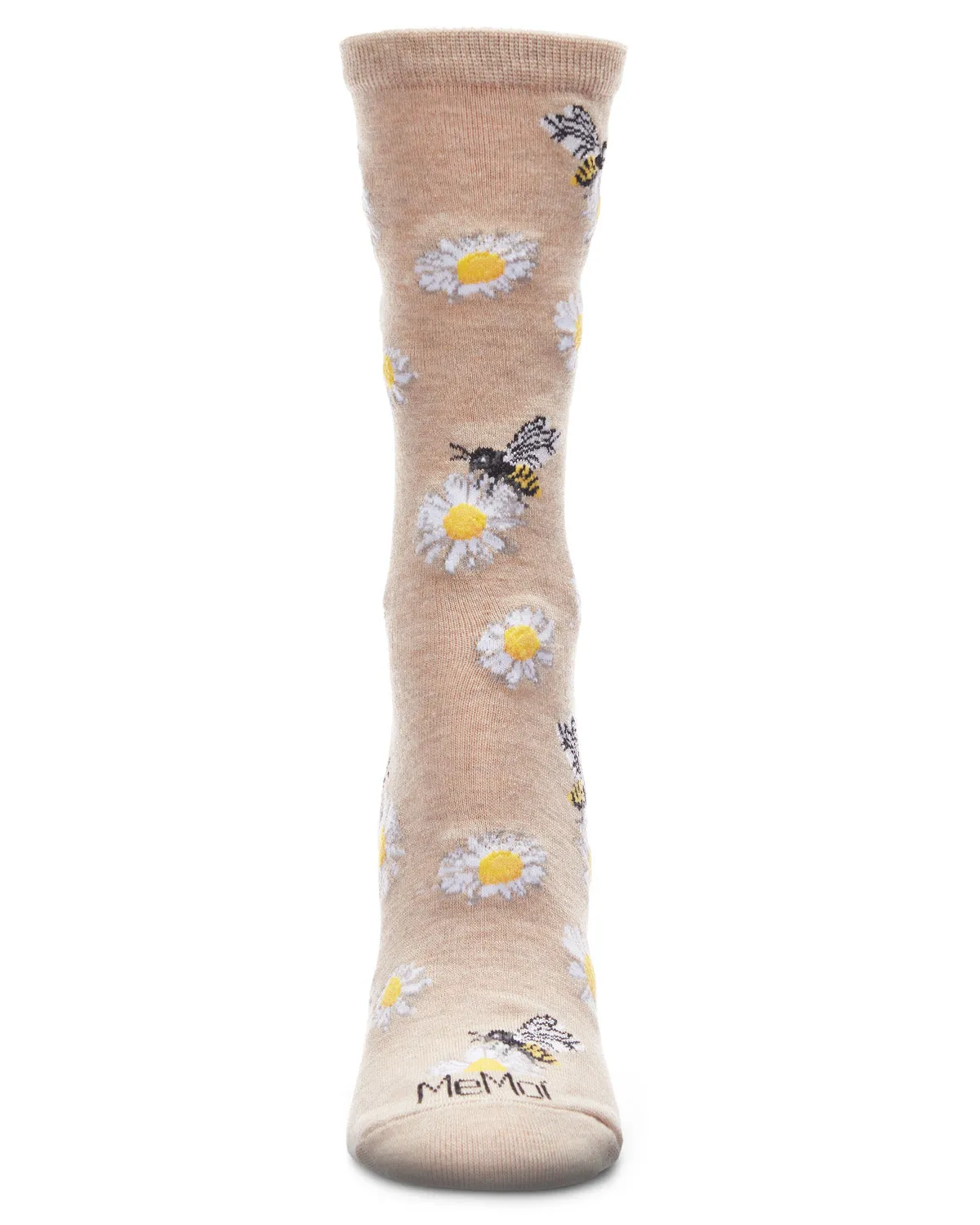 Daisy Bees Bamboo Blend Crew Sock