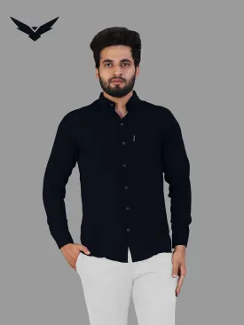 Dark Blue Expandable Full Sleeve Shirt