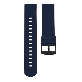 Dark blue OOZOO rubber strap with black clasp