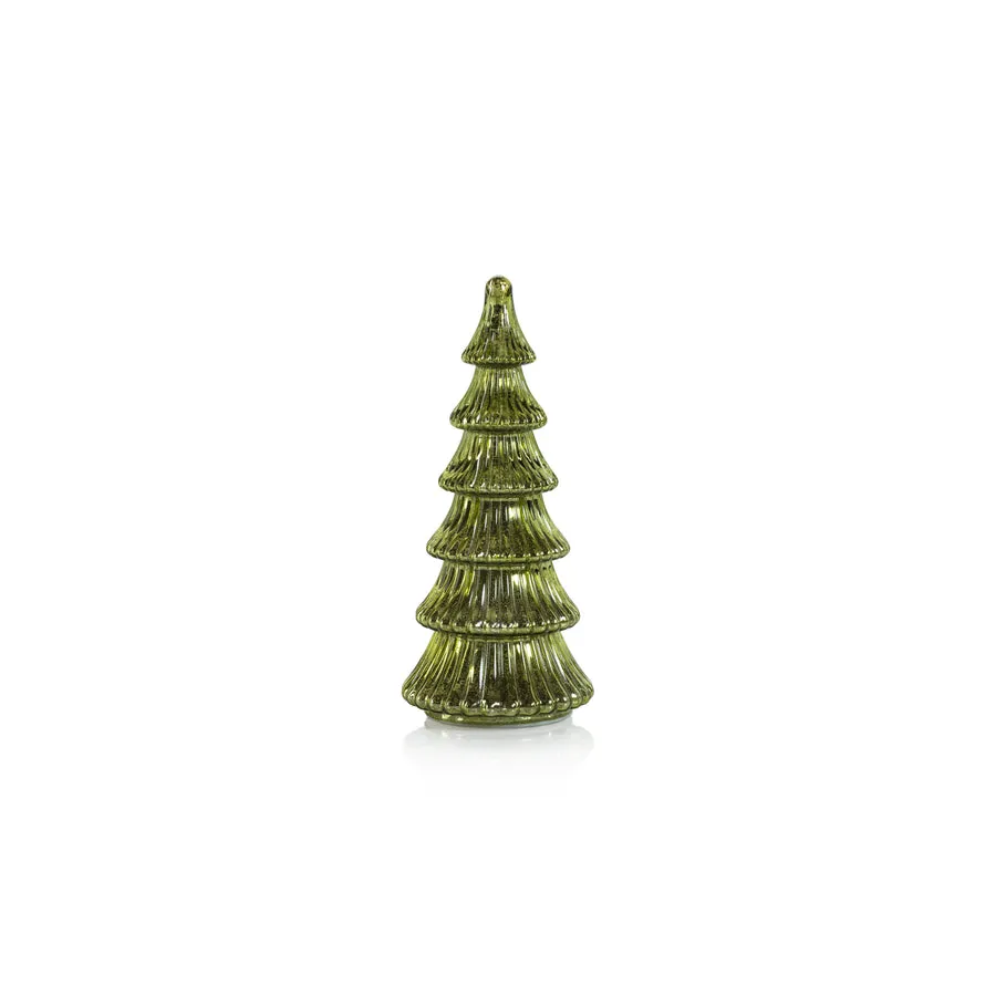 Davos LED Antique Tree - Green